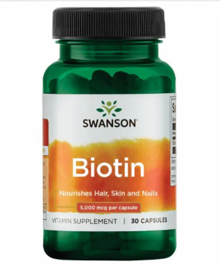 Biotin 5000mcg/60 Tableta Za žvakanje - Swanson