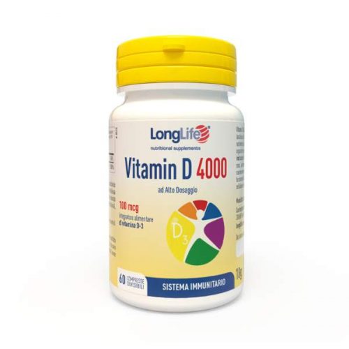 Vitamin D3 4000 IU 60 kapsula - Long Life