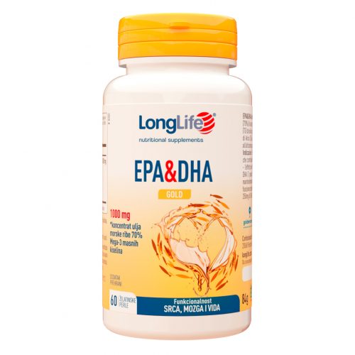 Omege 3 Gold 1000mg/60 perli - Long Life