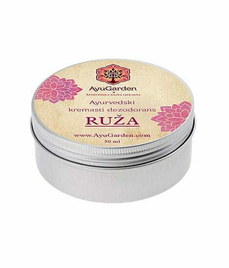 Dezodorans u kremi Ruža 50 ml - AyuGarden