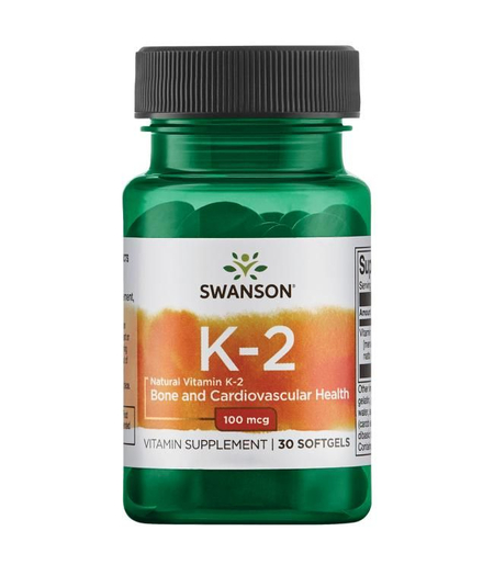 Vitamin K2 100mcg x 30 kapsula - Swanson